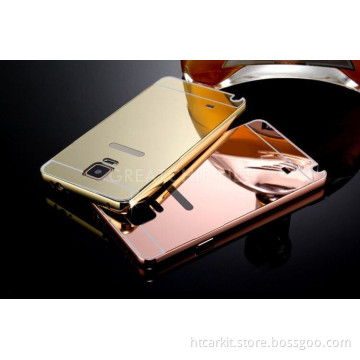 For samsung galaxy s4 metal mirror case